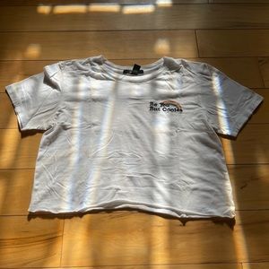 Be You But Cooler Rainbow Embroidered Crop Top